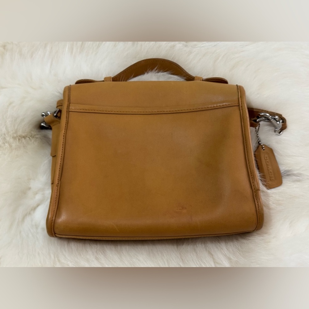 Vintage COACH Costa Rica Court Bag 9870 Camel Leather Shoulder Crossbody #209 - Picture 9 of 16